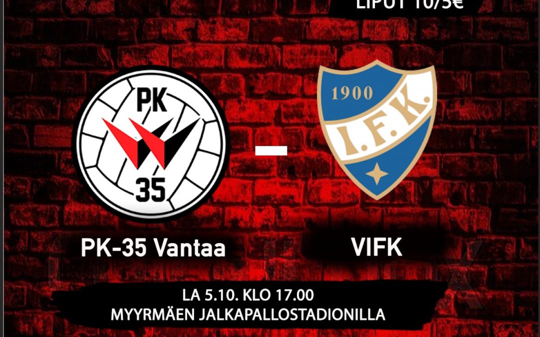 PK-35 Vantaa emännöi lauantaina Vasa IFK:ta