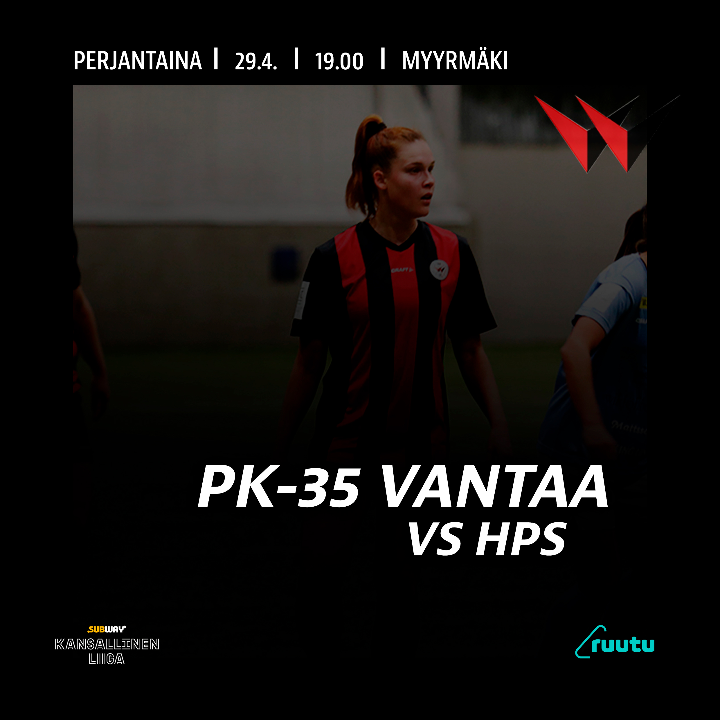 PK 35 Vantaa – HPS, Kansallinen Liiga 29.4.2022