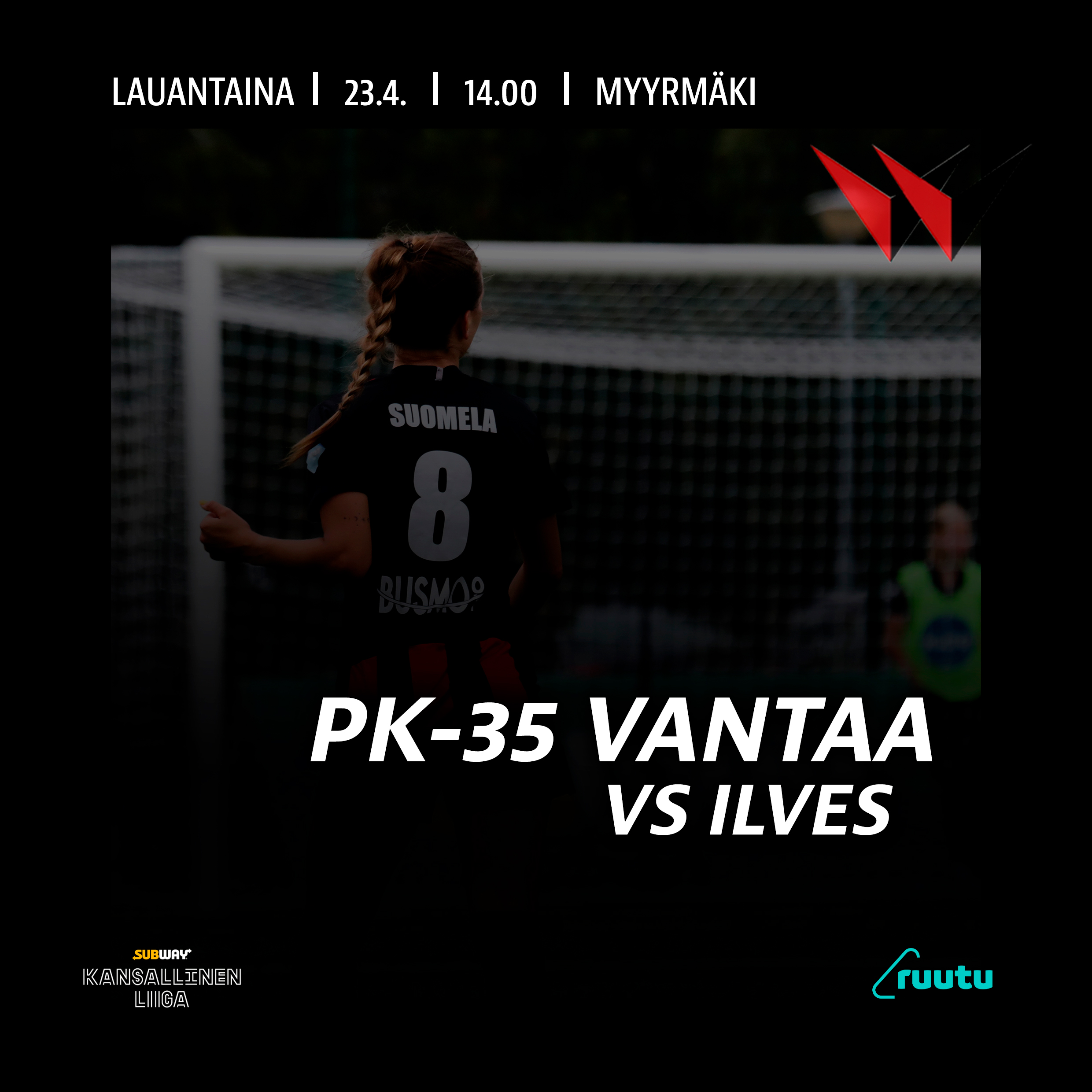 PK 35 Vantaa – Ilves, Kansallinen Liiga 23.4.2022