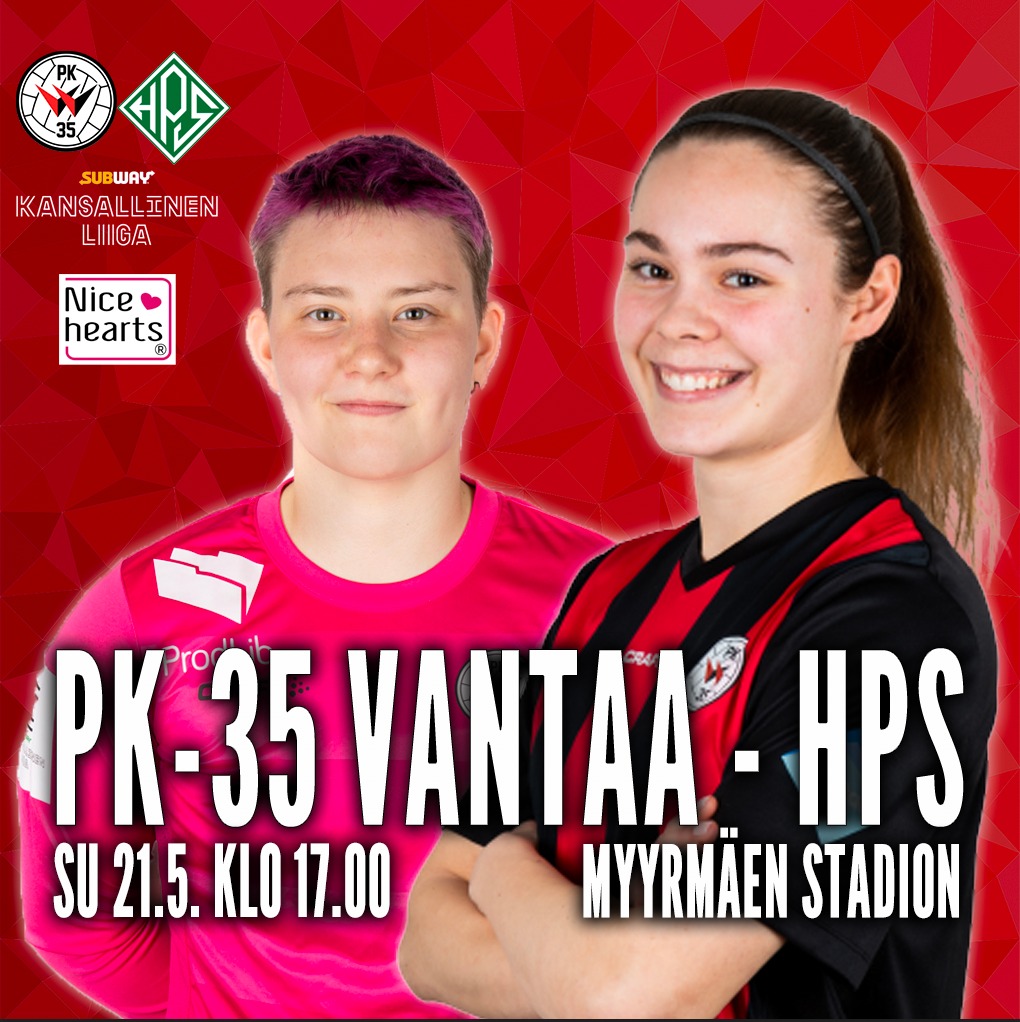 Katsojainfo: PK-35 Vantaa – HPS 21.5. klo 17.00