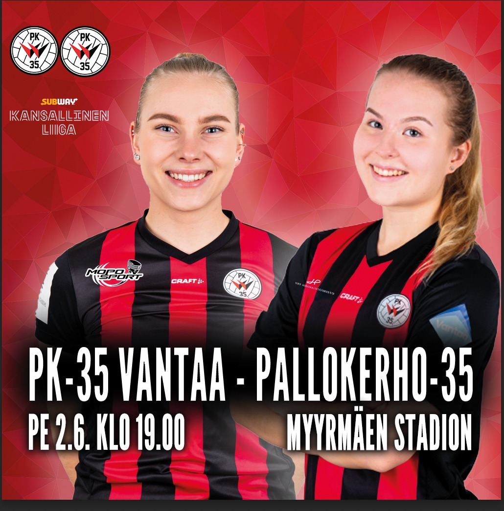 Katsojainfo: PK-35 Vantaa – Pallokerho-35 2.6. klo 19.00