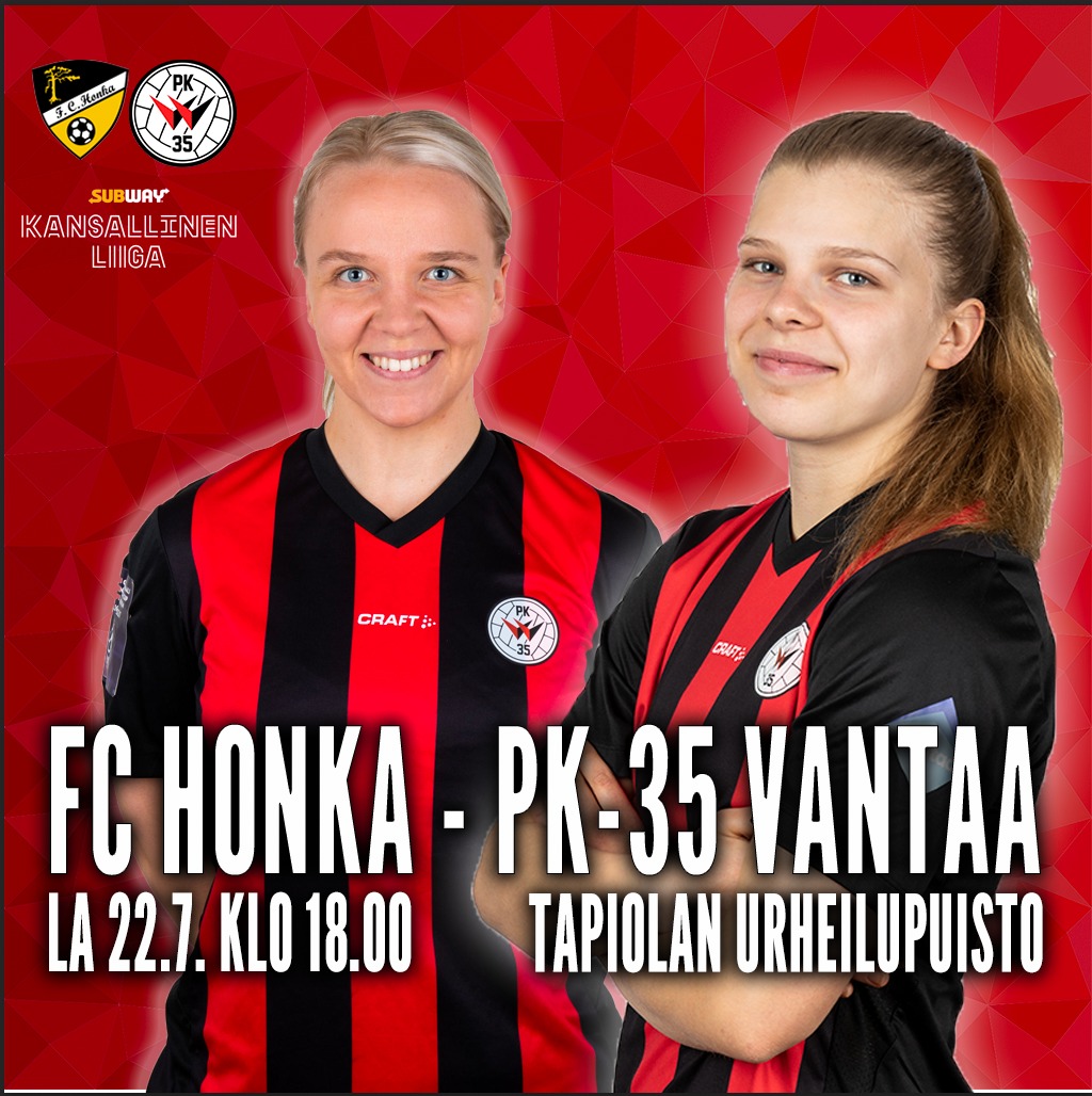 PK-35 Vantaa palaa sarjatauolta FC Hongan vieraana