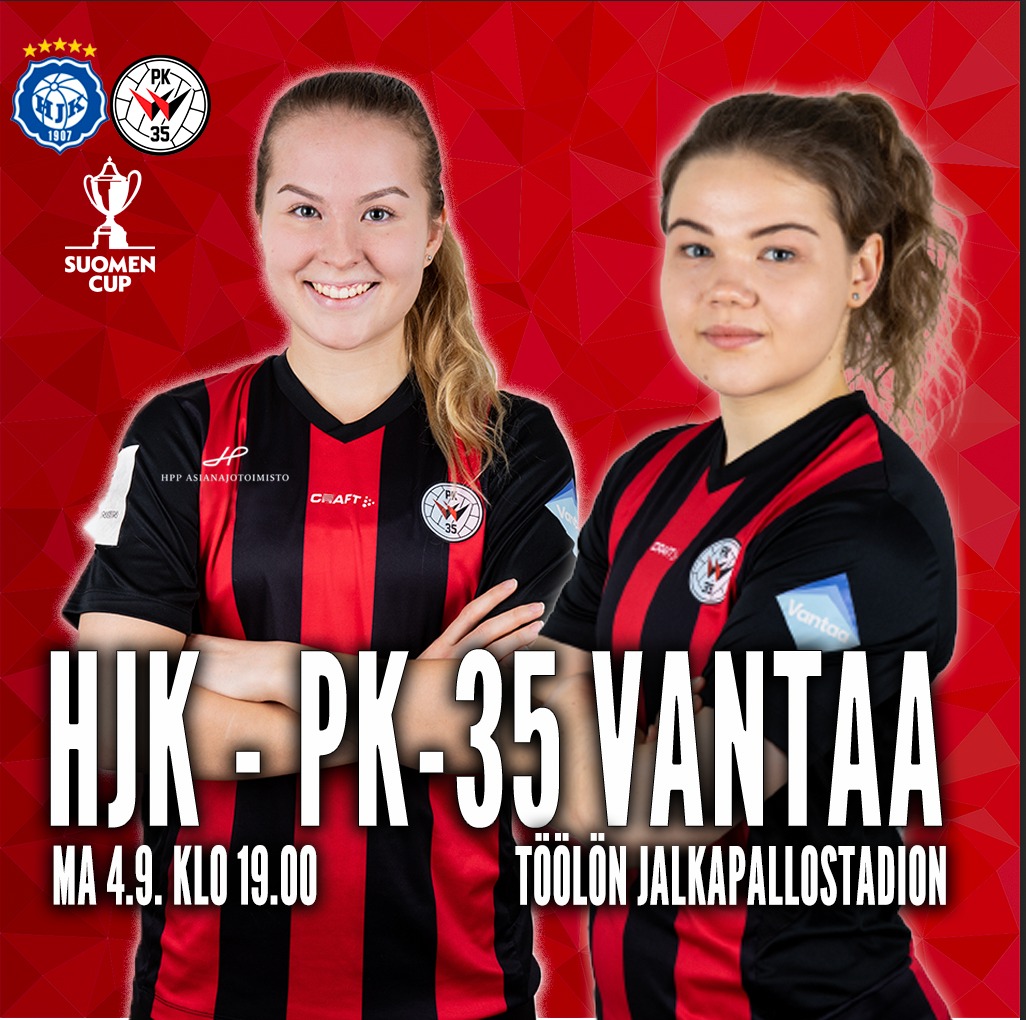 PK-35 Vantaa ja HJK kohtaavat Suomen Cupin välierässä