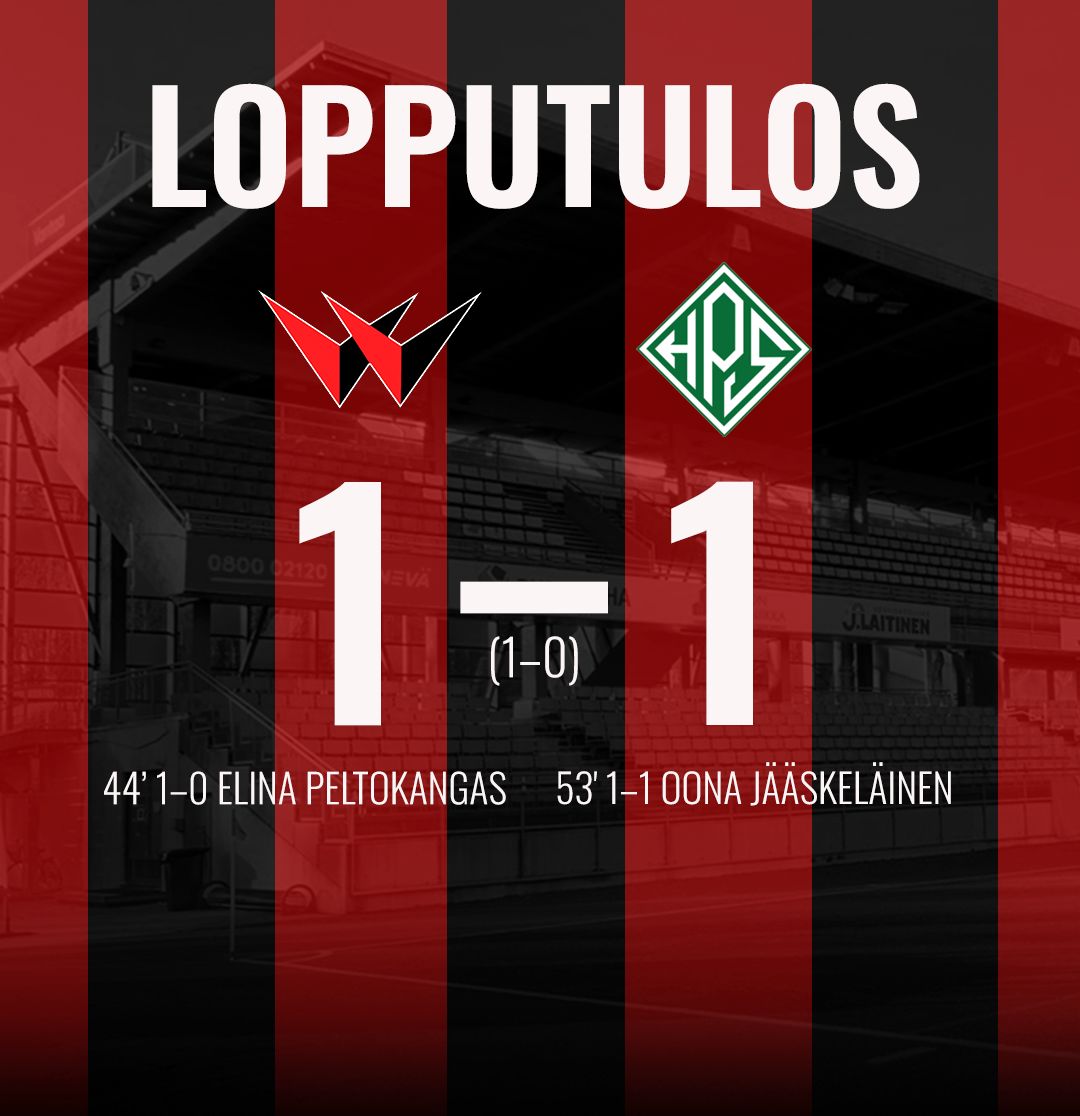 PK-35 Vantaa ja HPS tasapeliin