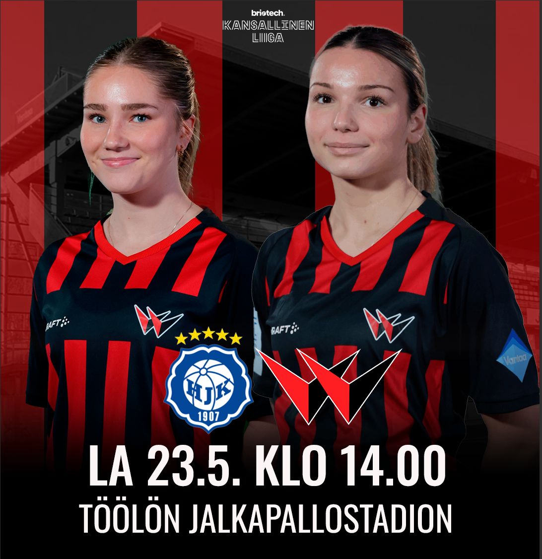 Punamustat lauantaina Töölöön