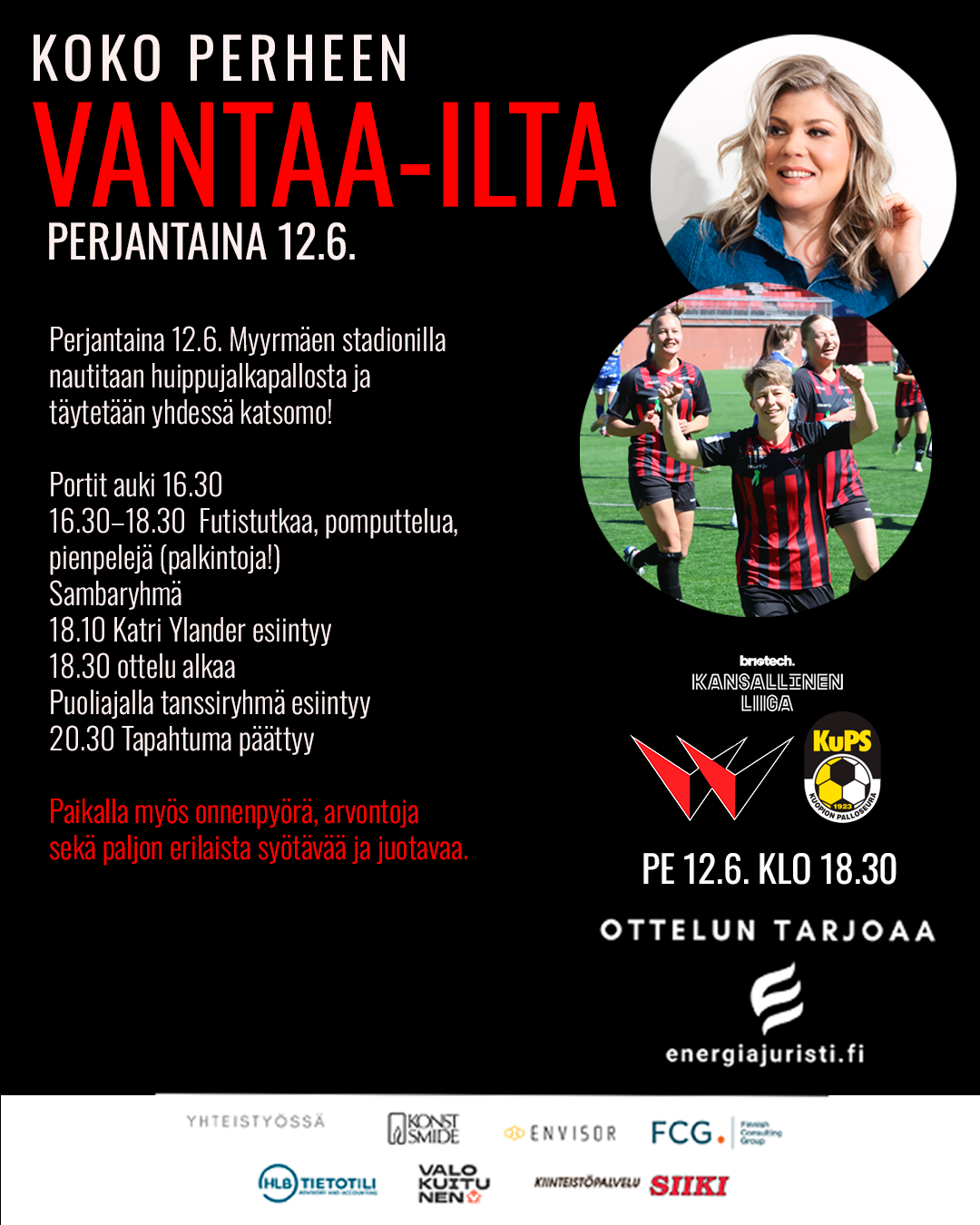 Vantaa-ilta perjantaina 12.6.