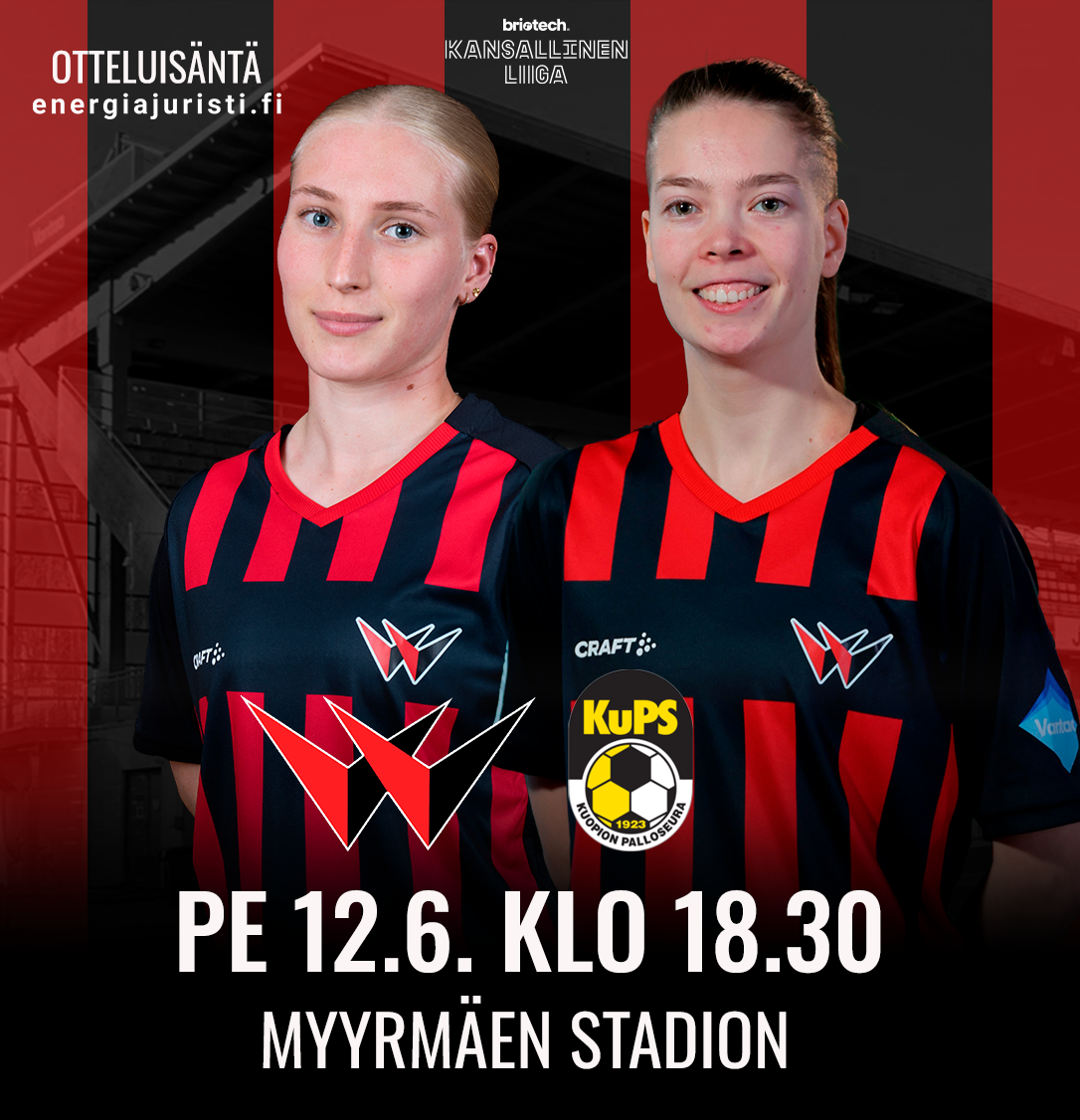 Katsojainfo: PK-35 Vantaa – KuPS pe 12.6. klo 18.30